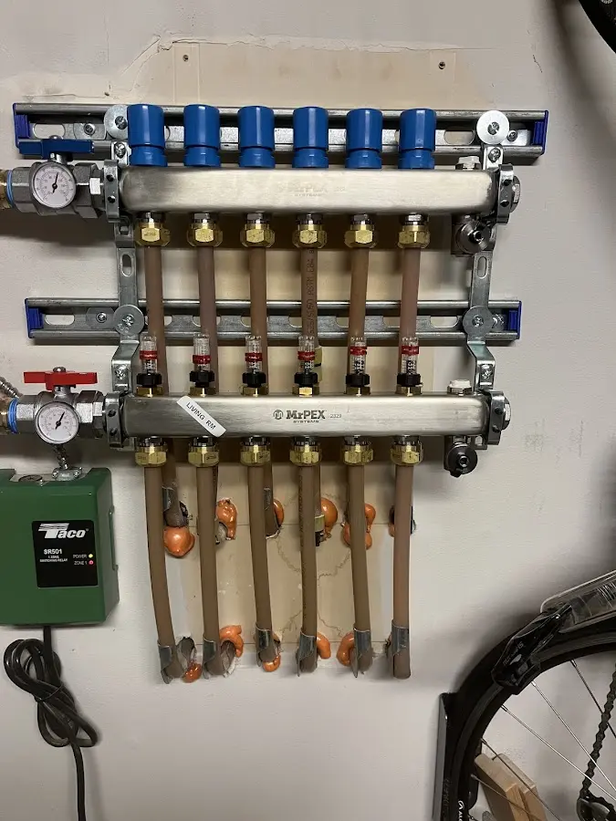 Plumber performing Leak Detection at a residential property in Bayou Vista